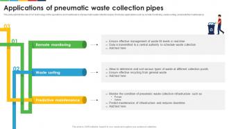 Applications Of Pneumatic Waste Collection Pipes Enhancing E Waste Management System