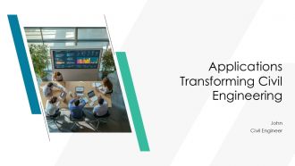 Applications Transforming Civil Engineering PPT Summary AT