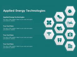 Applied energy technologies ppt powerpoint presentation show templates