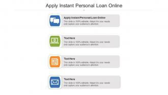 Apply instant personal loan online ppt powerpoint presentation inspiration designs cpb
