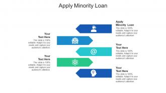 Apply minority loan ppt powerpoint presentation slide cpb