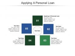 Applying a personal loan ppt powerpoint presentation layouts smartart cpb