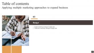 Applying Multiple Marketing Approaches To Expand Business Strategy CD V Impressive Ideas