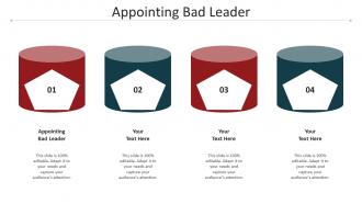 Appointing Bad Leader Ppt Powerpoint Presentation Inspiration Files Cpb