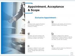 Appointment acceptance and scope ppt powerpoint layouts