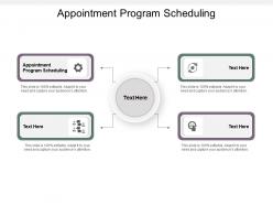 Appointment program scheduling ppt powerpoint presentation ideas graphics cpb