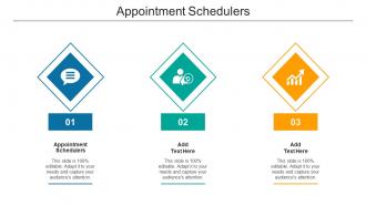 Appointment Schedulers Ppt Powerpoint Presentation Outline Design Inspiration Cpb
