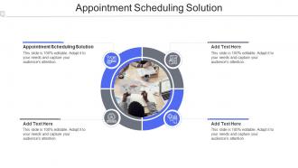 Appointment Scheduling Solution Ppt Powerpoint Presentation Summary Master Slide Cpb