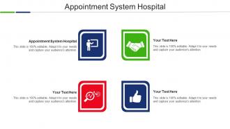 Appointment System Hospital Ppt Powerpoint Presentation Pictures Clipart Cpb