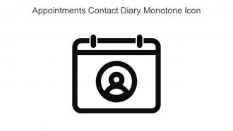 Appointments Contact Diary Monotone Icon In Powerpoint Pptx Png And Editable Eps Format