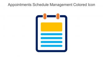 Appointments Schedule Management Colored Icon In Powerpoint Pptx Png And Editable Eps Format