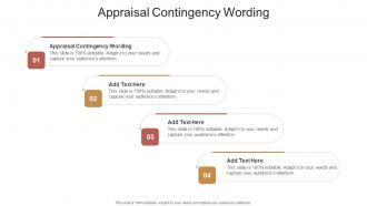 Appraisal Contingency Wording In Powerpoint And Google Slides Cpb
