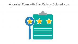 Appraisal Form With Star Ratings Colored Icon In Powerpoint Pptx Png And Editable Eps Format