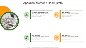 Appraisal Methods Real Estate In Powerpoint And Google Slides Cpb