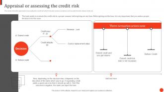 Appraisal Or Assessing The Credit Risk Principles And Techniques In Credit Portfolio Management
