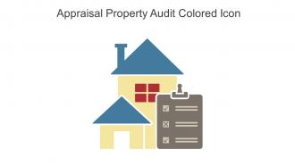 Appraisal Property Audit Colored Icon In Powerpoint Pptx Png And Editable Eps Format