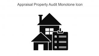 Appraisal Property Audit Monotone Icon In Powerpoint Pptx Png And Editable Eps Format