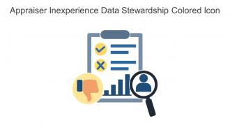 Appraiser Inexperience Data Stewardship Colored Icon In Powerpoint Pptx Png And Editable Eps Format
