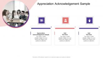 Appreciation Acknowledgement Sample In Powerpoint And Google Slides Cpb
