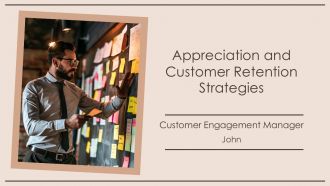 Appreciation And Customer Retention PPT Template AT