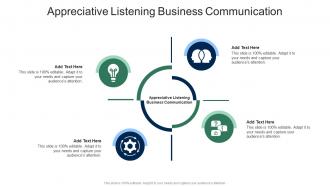 Appreciative Listening Business Communication In Powerpoint And Google Slides Cpb