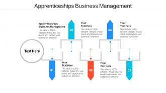 Apprenticeships business management ppt powerpoint presentation gallery cpb