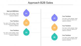 Approach B2B Sales Ppt Powerpoint Presentation Infographics Portrait Cpb