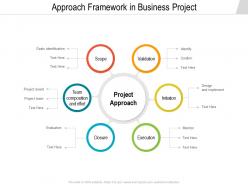 Approach Framework In Business Project