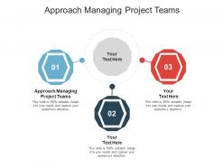 Approach managing project teams ppt powerpoint presentation ideas example cpb