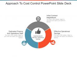Approach to cost control powerpoint slide deck