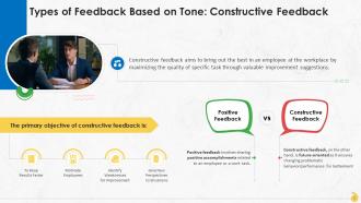 Approach To Give Constructive Feedback At Workplace Training Ppt Informative Template