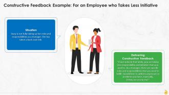 Approach To Give Constructive Feedback At Workplace Training Ppt Captivating Template