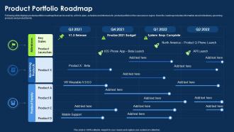 Approach To Introduce New Product Product Portfolio Roadmap