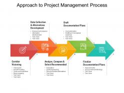 Approach to project management process