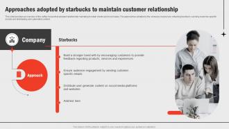 Approaches Adopted By Starbucks To Business Functions Improvement Strategy SS V