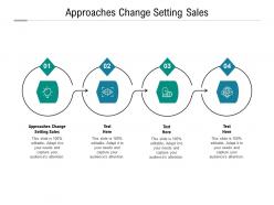 Approaches change setting sales ppt powerpoint presentation summary visual aids cpb