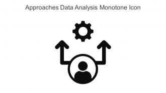 Approaches Data Analysis Monotone Icon In Powerpoint Pptx Png And Editable Eps Format
