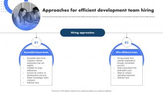Approaches For Efficient Development Billing Management System