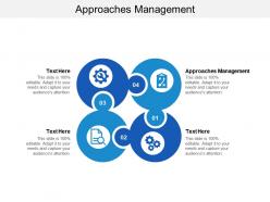 Approaches management ppt powerpoint presentation gallery demonstration cpb