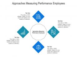 Approaches measuring performance employees ppt powerpoint presentation slides ideas cpb