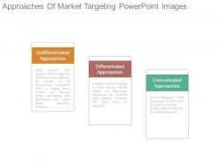 Approaches of market targeting powerpoint images