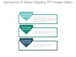 Approaches of market targeting ppt images gallery