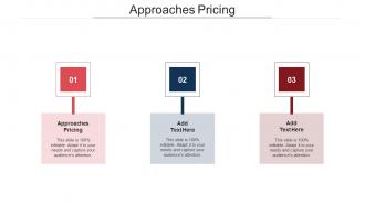Approaches Pricing Ppt Powerpoint Presentation File Themes Cpb