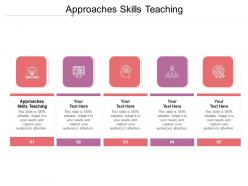 Approaches skills teaching ppt powerpoint presentation styles graphic tips cpb