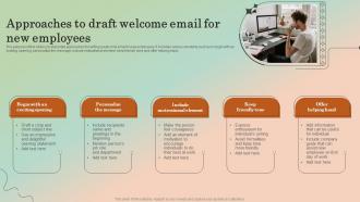 Approaches To Draft Welcome Email For New Employees