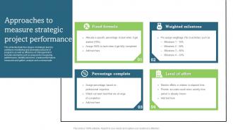 Approaches To Measure Strategic Project Performance