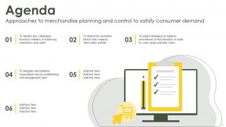 Approaches To Merchandise Planning And Control To Satisfy Consumer Demand Complete Deck