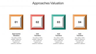 Approaches Valuation Ppt Powerpoint Presentation Infographics Summary Cpb