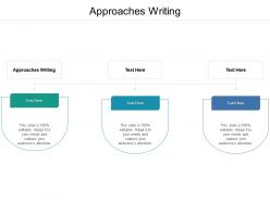 Approaches writing ppt powerpoint presentation file diagrams cpb