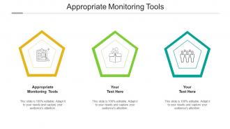 Appropriate monitoring tools ppt powerpoint presentation infographics graphics pictures cpb